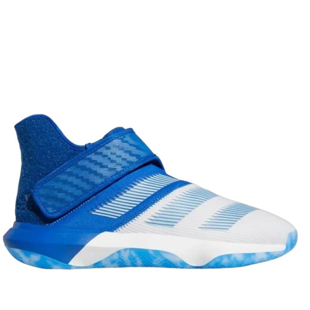 Adidas Men's Blue White Harden EF5295 Mesh Athletic Basketball Shoes Size 12.5